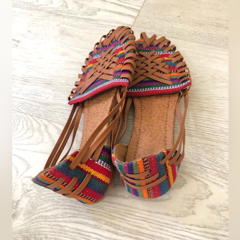 New Nicaraguan Woven Sandals Loafer Shoes - Picture 6 of 16